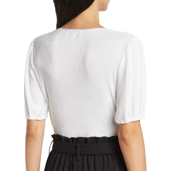 WAYF Puff-Sleeve Bodysuit Sz M - Picture 2 of 12